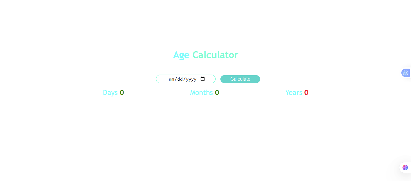 Age Calculator App