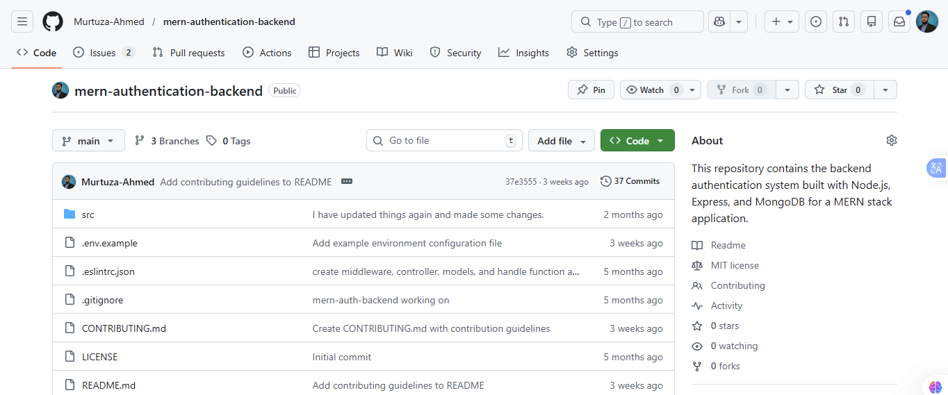 Mern Authentication Backend
